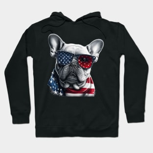 French Bulldog 4th of July Hoodie